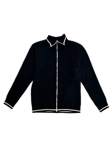 MAISON MARGIELA - Cardigan - AW25 - Black/off white